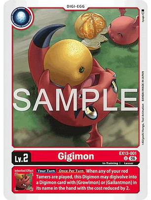 EX13-001 U Gigimon