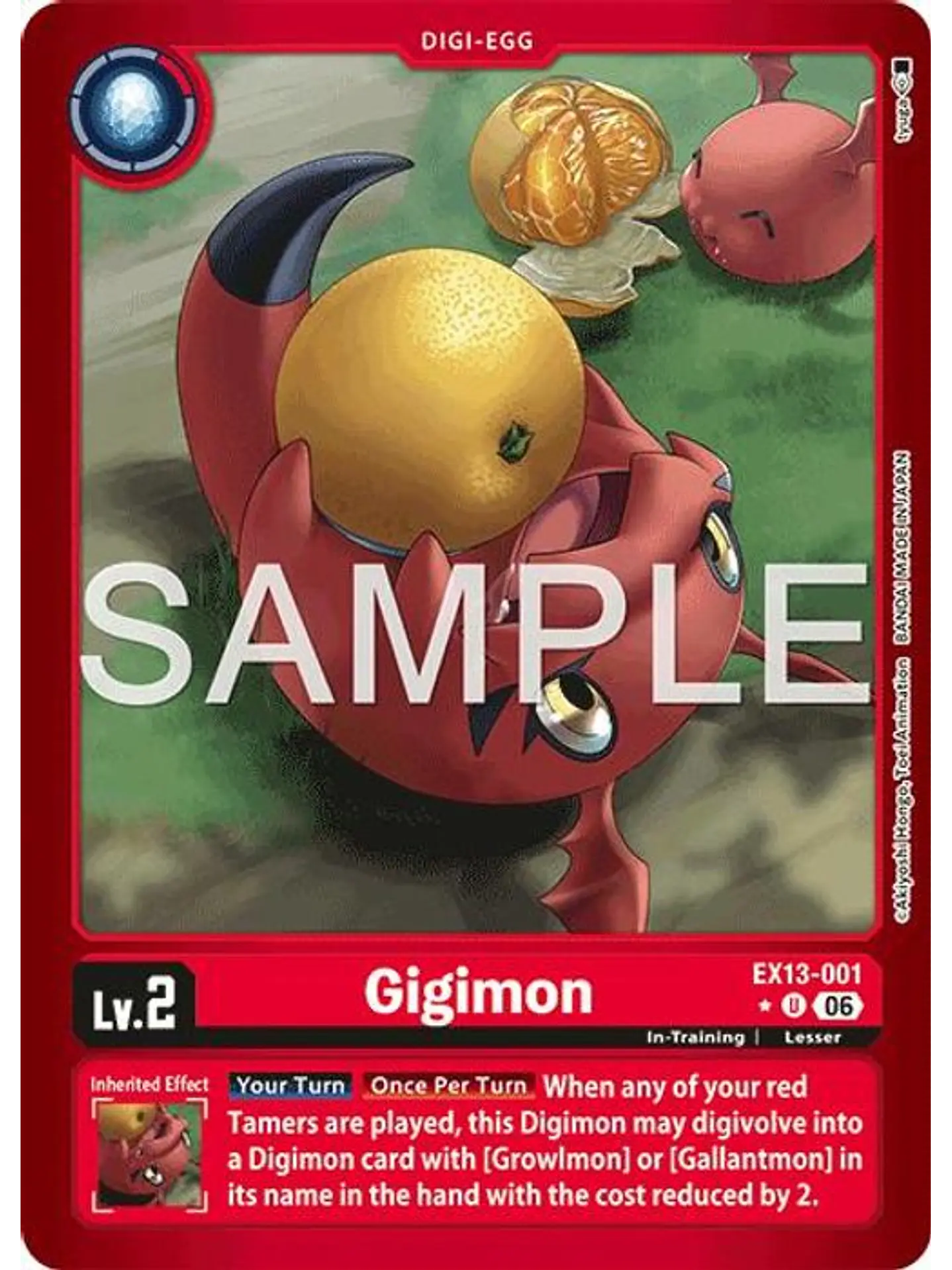 EX13-001 (Limited Foil) Gigimon 1