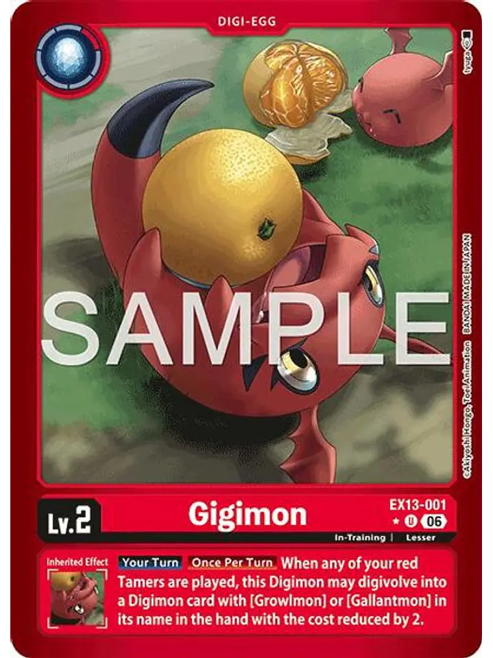 EX13-001 (Limited Foil) Gigimon 1