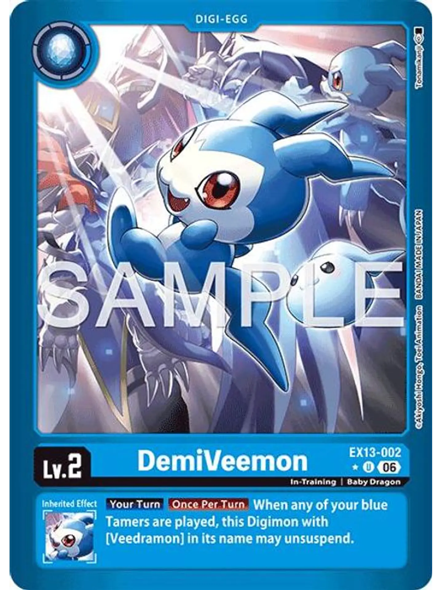 EX13-002 (Limited Foil) DemiVeemon 1