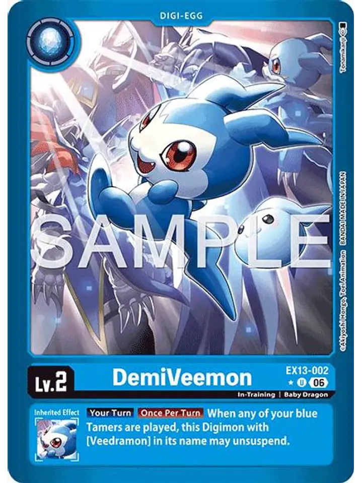 EX13-002 (Limited Foil) DemiVeemon 1