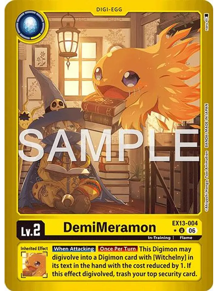 EX13-004 (Limited Foil) DemiMeramon 1