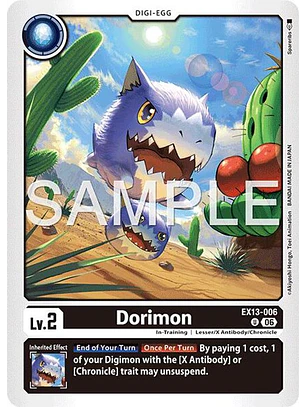 EX13-006 U Dorimon