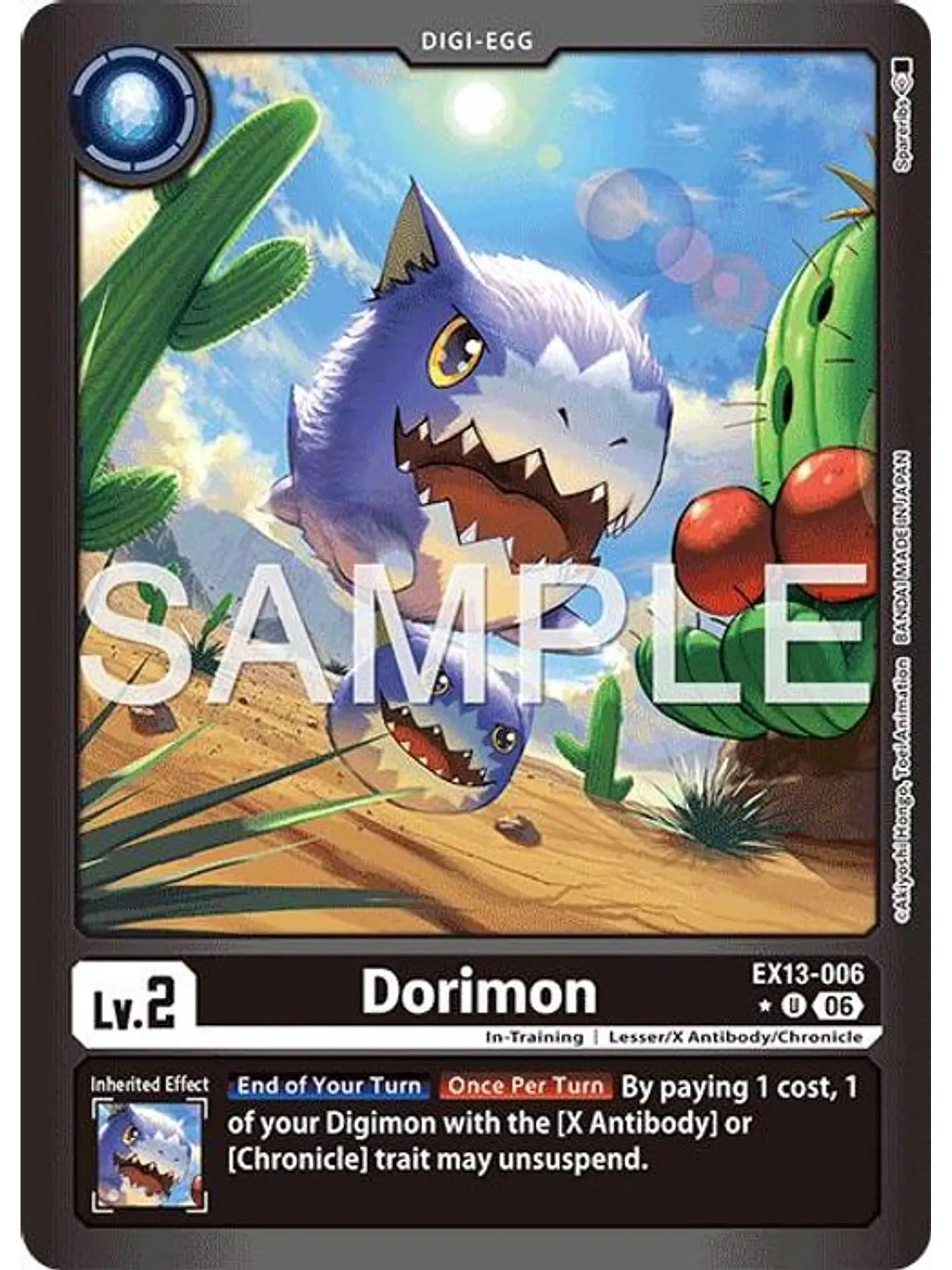 EX13-006 (Limited Foil) Dorimon 1