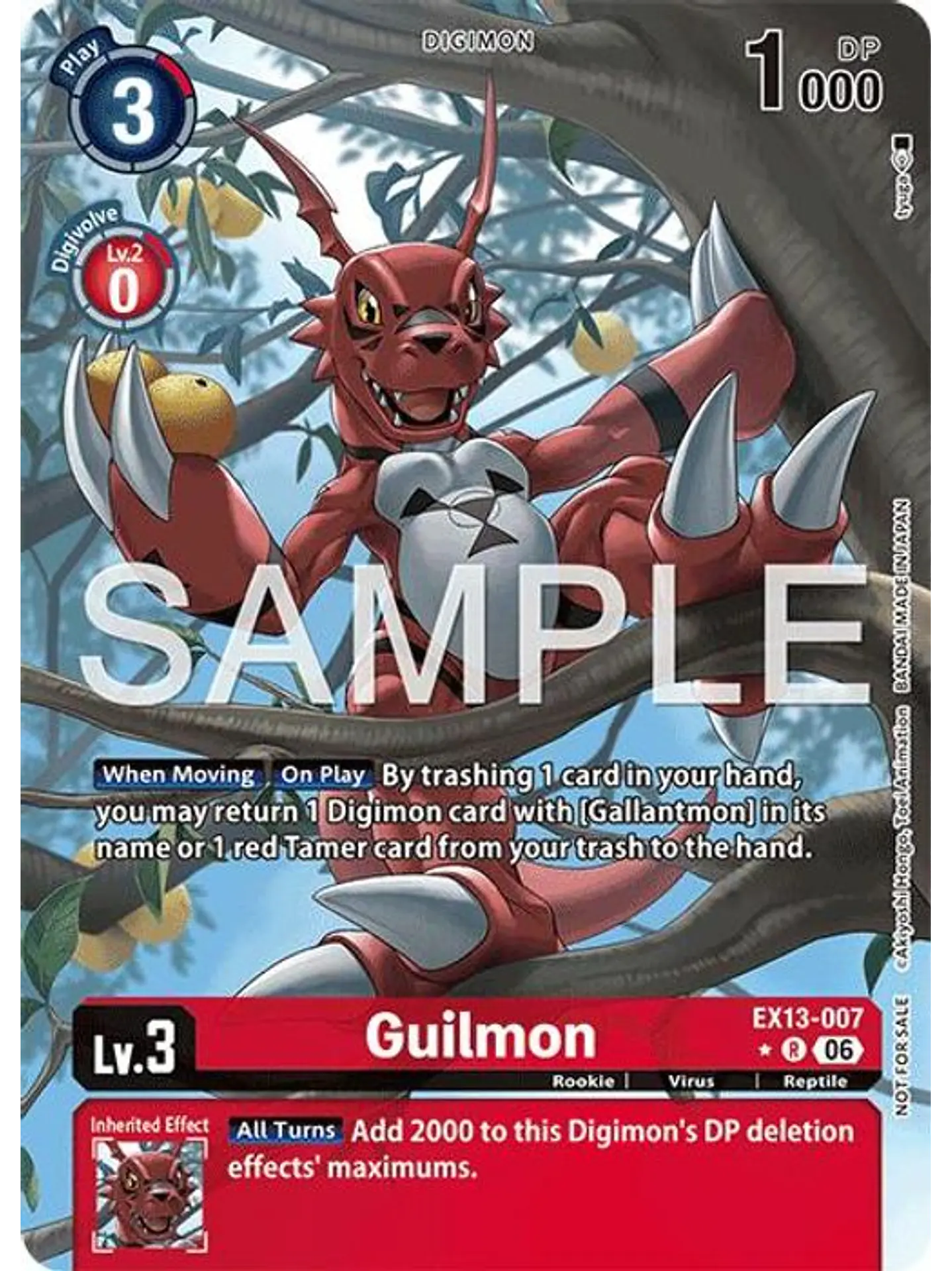 EX13-007 (Alternate Art) Guilmon 1