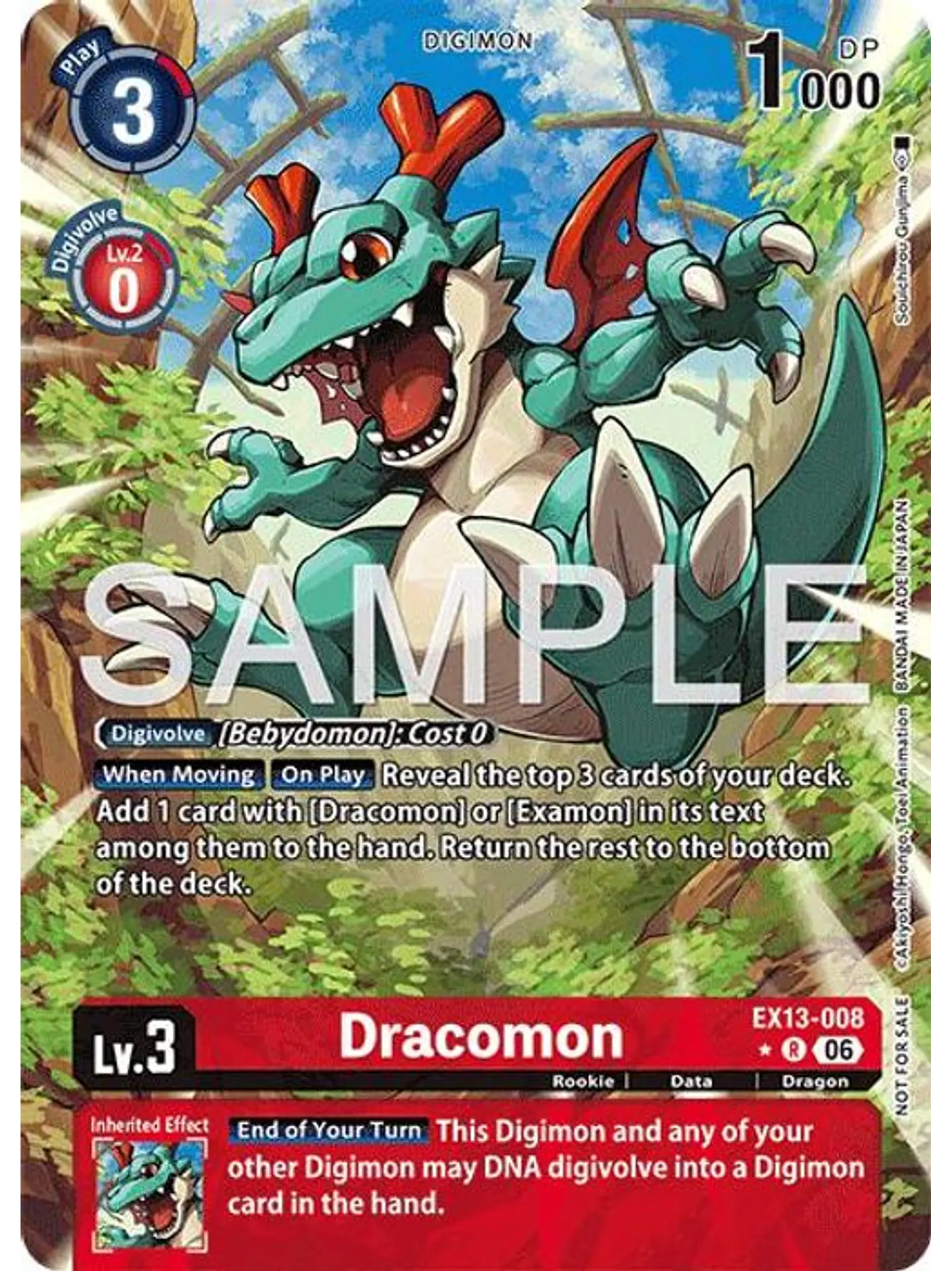 EX13-008 (Alternate Art) Dracomon 1