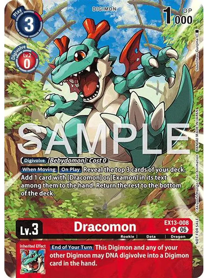 EX13-008 (Alternate Art) Dracomon 1