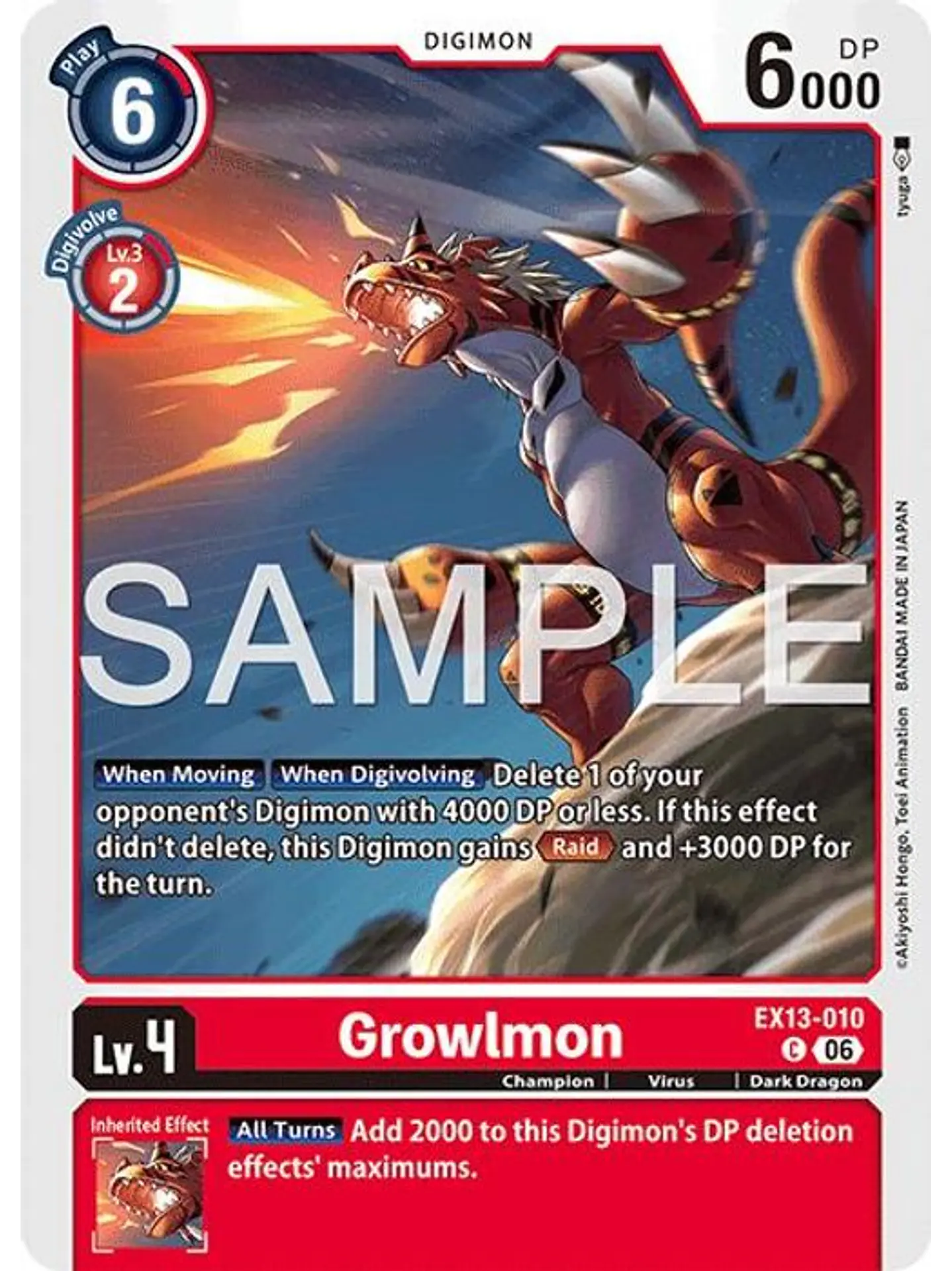 EX13-010 C Growlmon 1