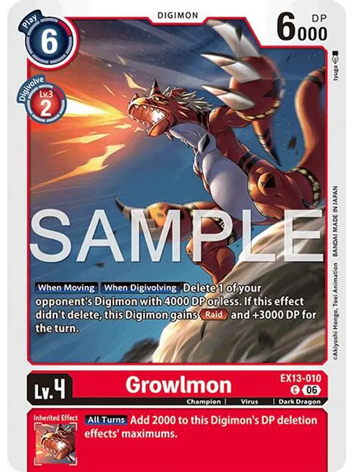 EX13-010 C Growlmon 1