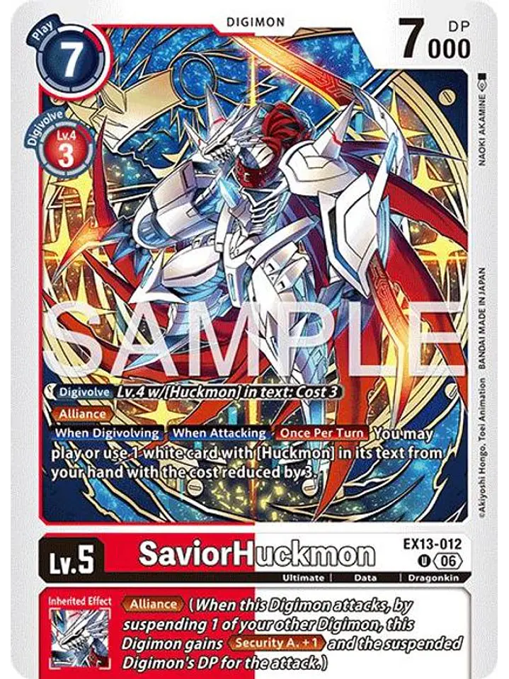 EX13-012 U SaviorHuckmon 1