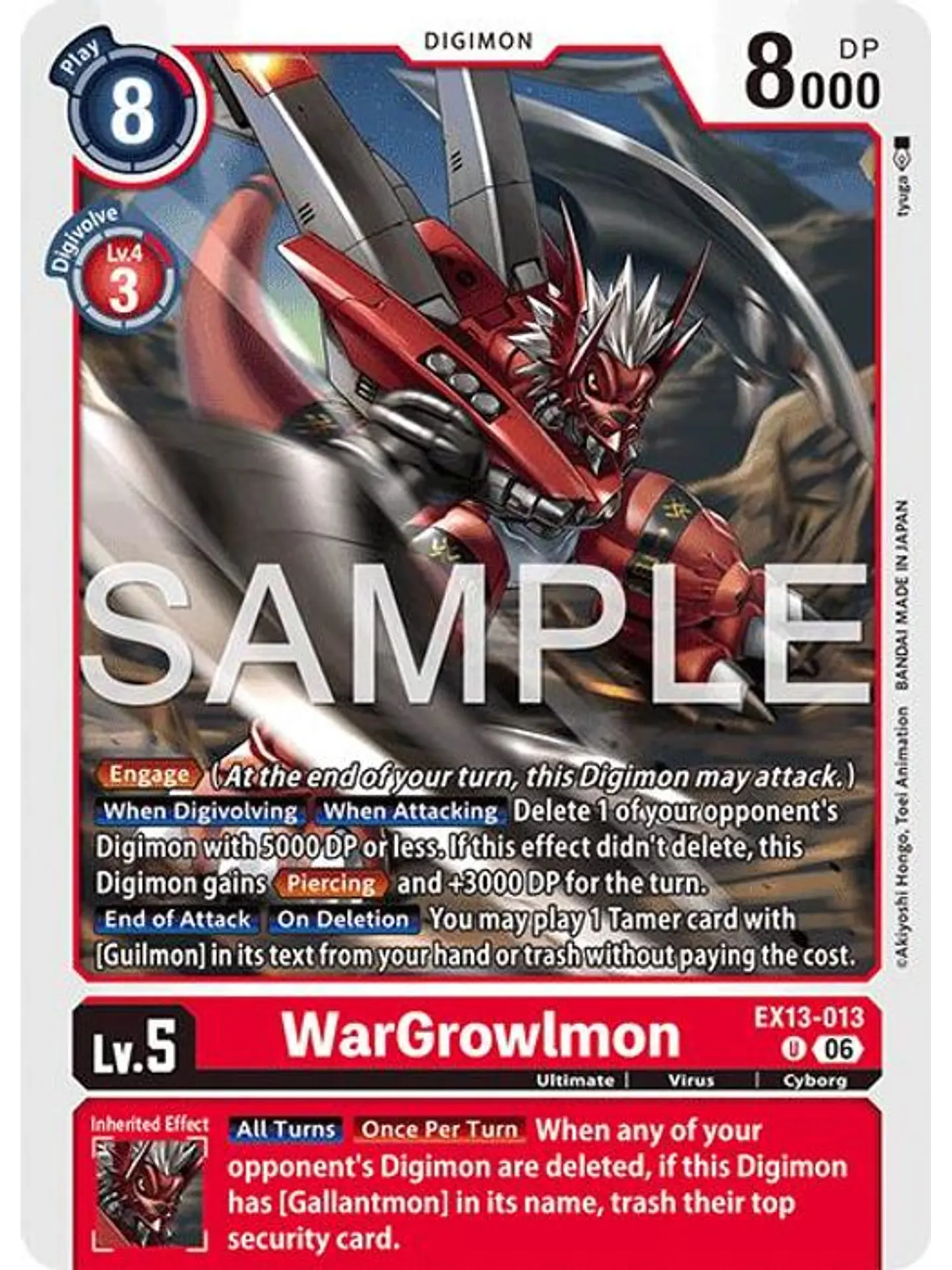 EX13-013 U WarGrowlmon 1