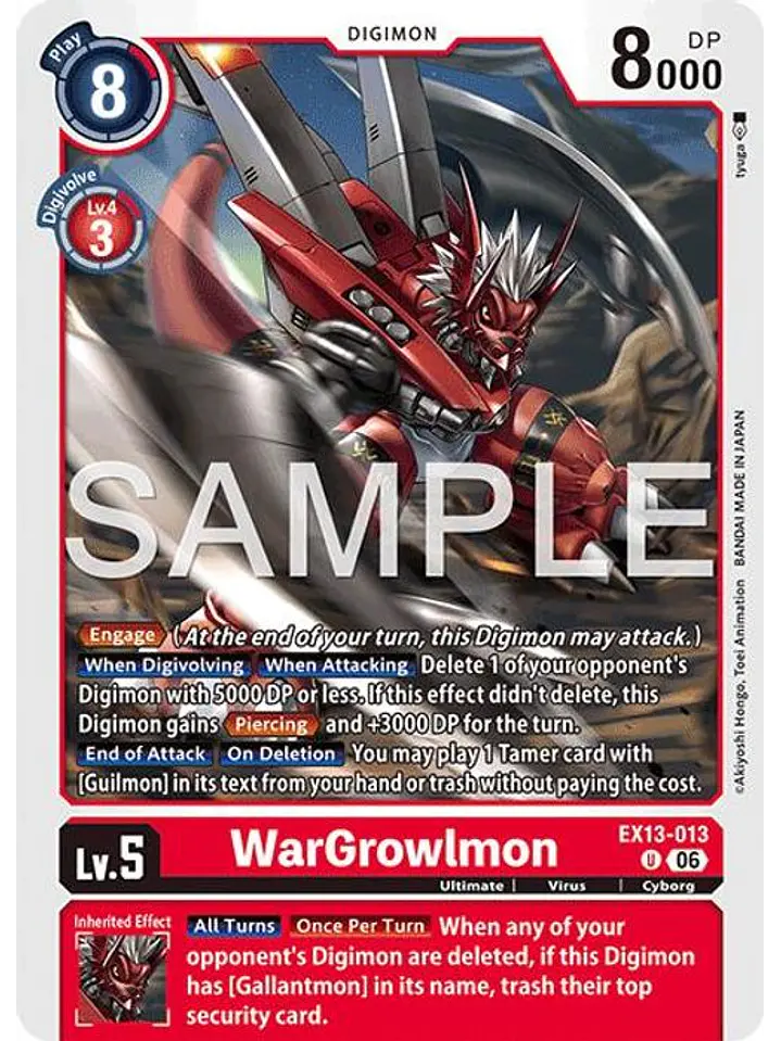 EX13-013 U WarGrowlmon 1