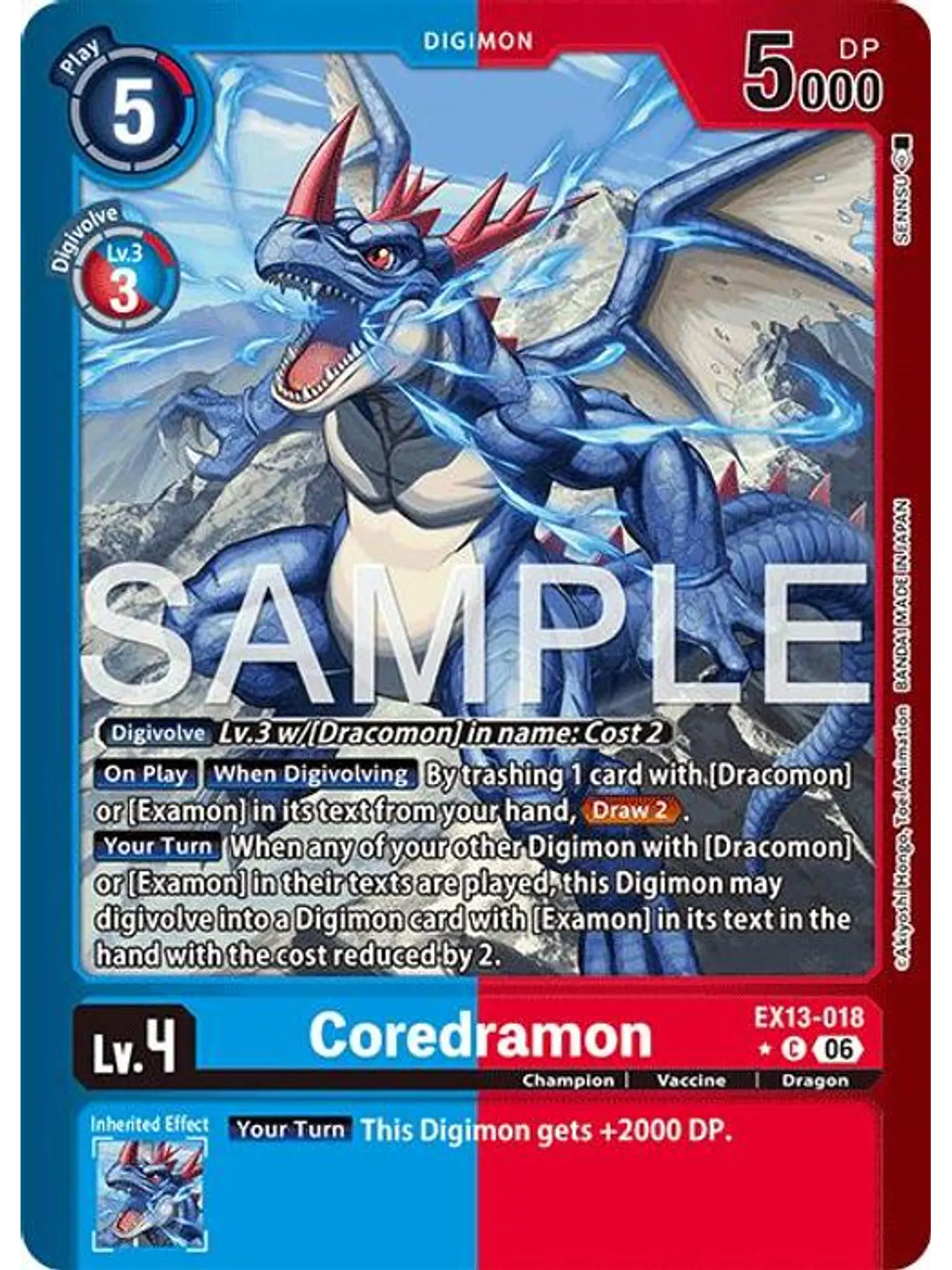 EX13-018 (Limited Foil) Coredramon 1