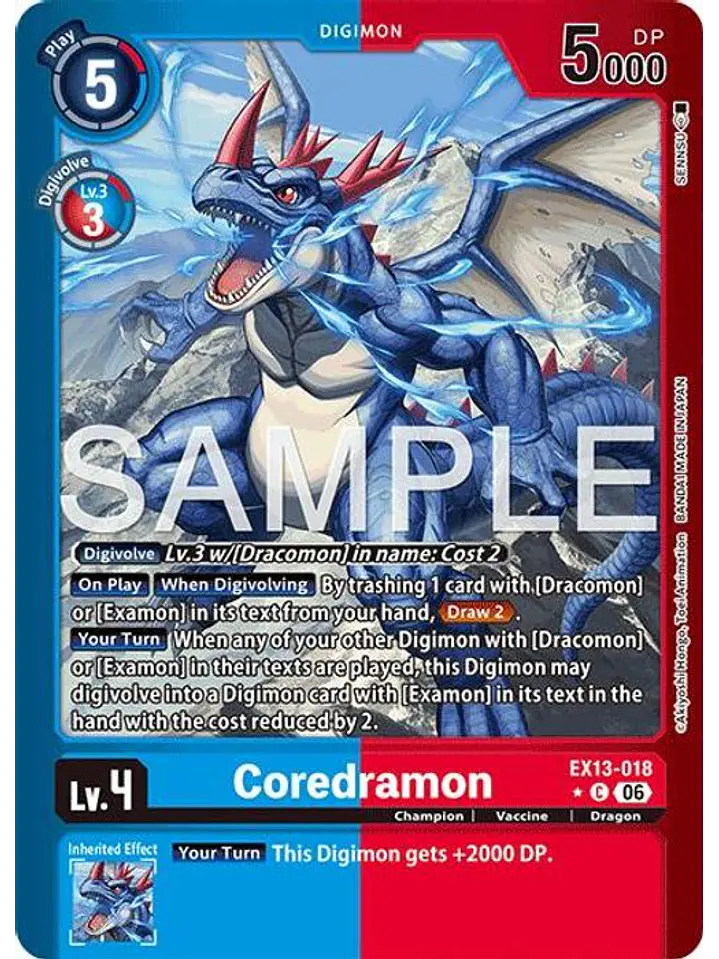 EX13-018 (Limited Foil) Coredramon 1