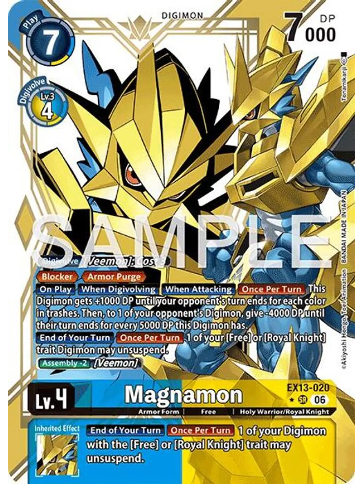 EX13-020 (Alternate Art) Magnamon 1