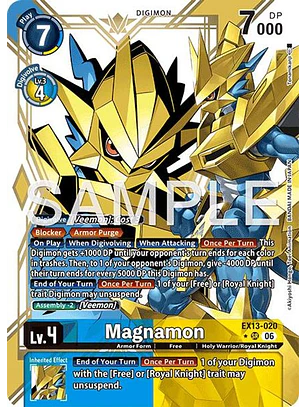 EX13-020 (Alternate Art) Magnamon