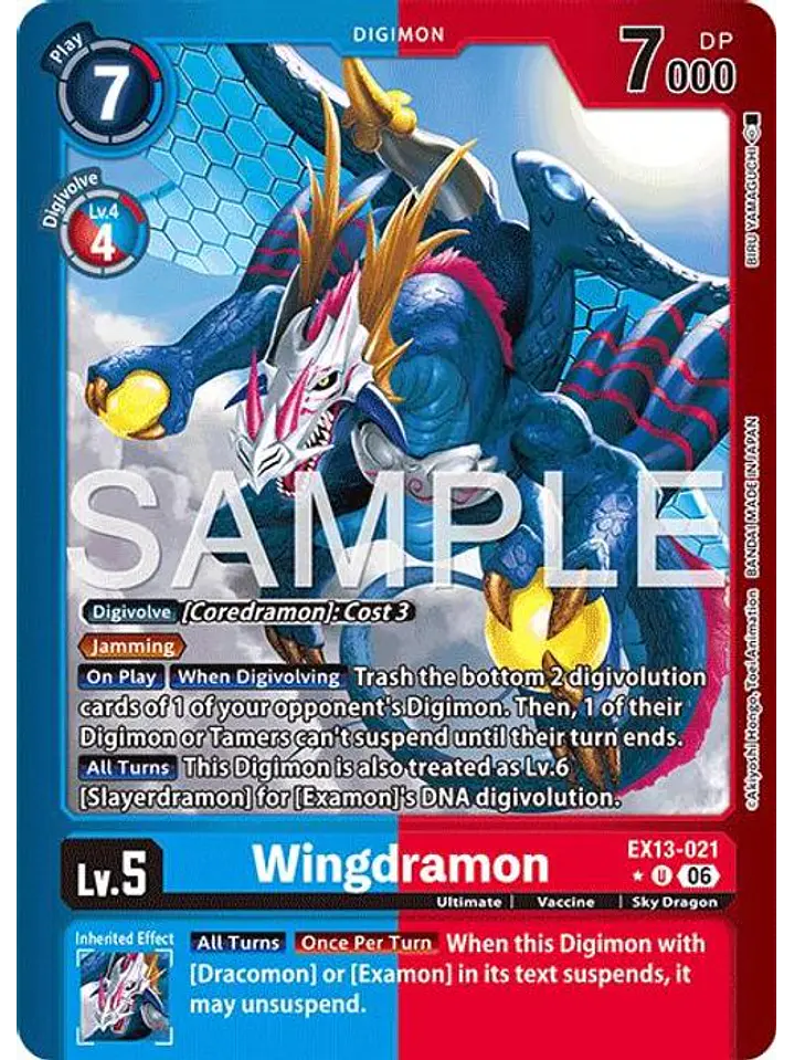 EX13-021 (Limited Foil) Wingdramon 1