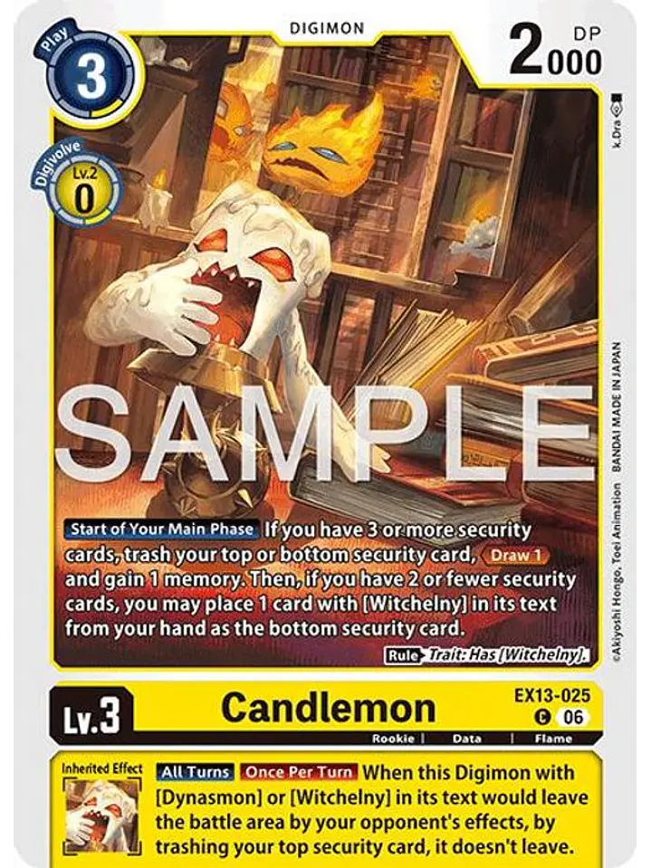 EX13-025 C Candlemon 1