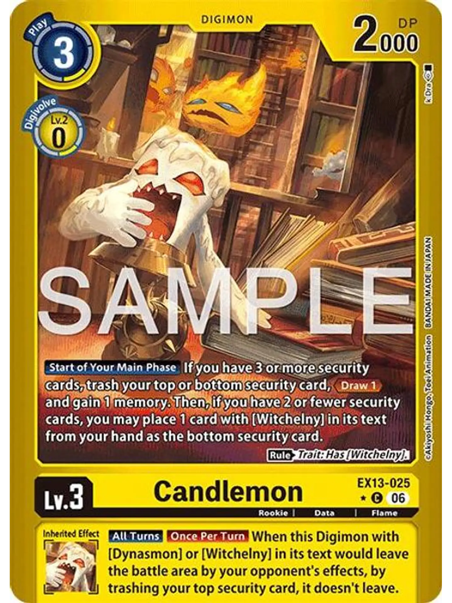 EX13-025 (Limited Foil) Candlemon 1
