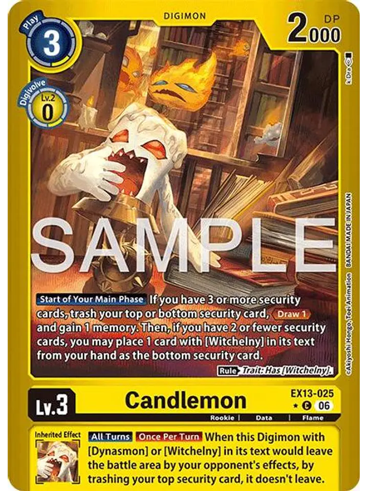 EX13-025 (Limited Foil) Candlemon 1