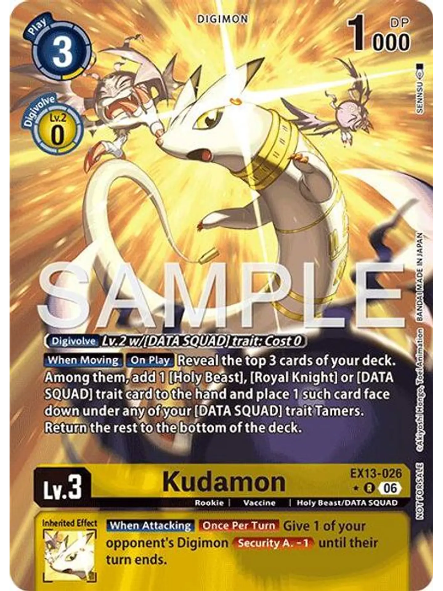 EX13-026 (Alternate Art) Kudamon 1