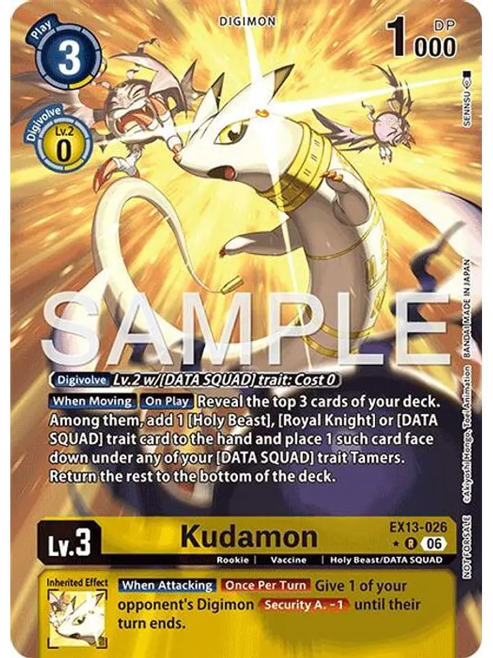 EX13-026 (Alternate Art) Kudamon 1