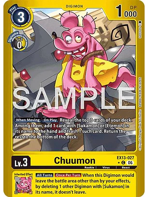 EX13-027 (Limited Foil) Chuumon