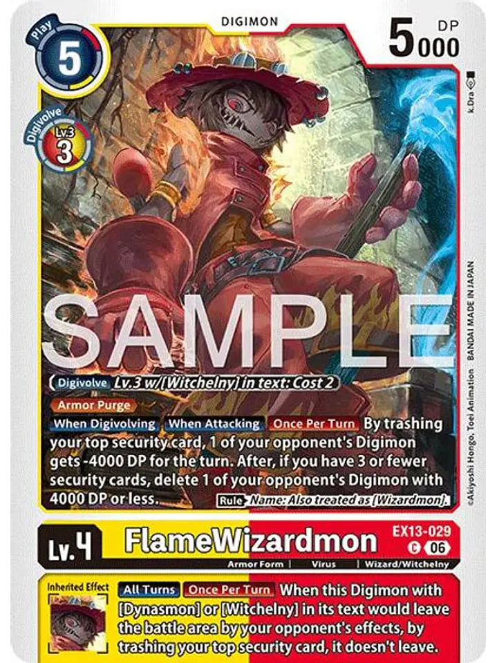 EX13-029 C FlameWizardmon 1