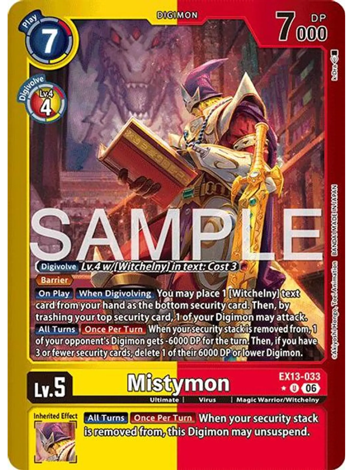 EX13-033 (Limited Foil) Mistymon 1