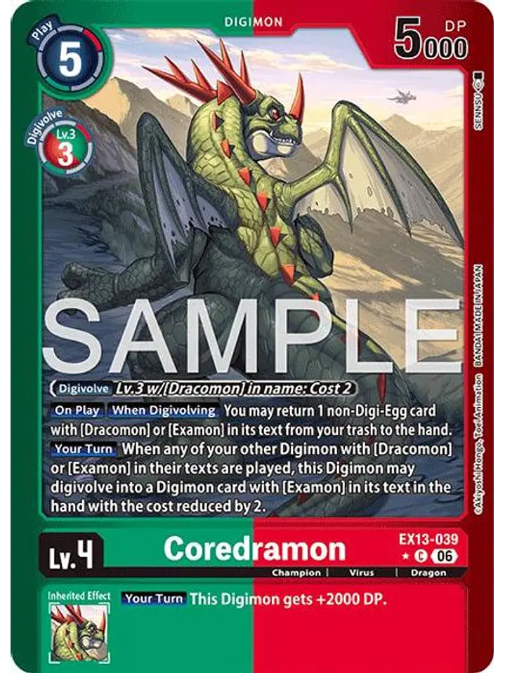 EX13-039 (Limited Foil) Coredramon 1