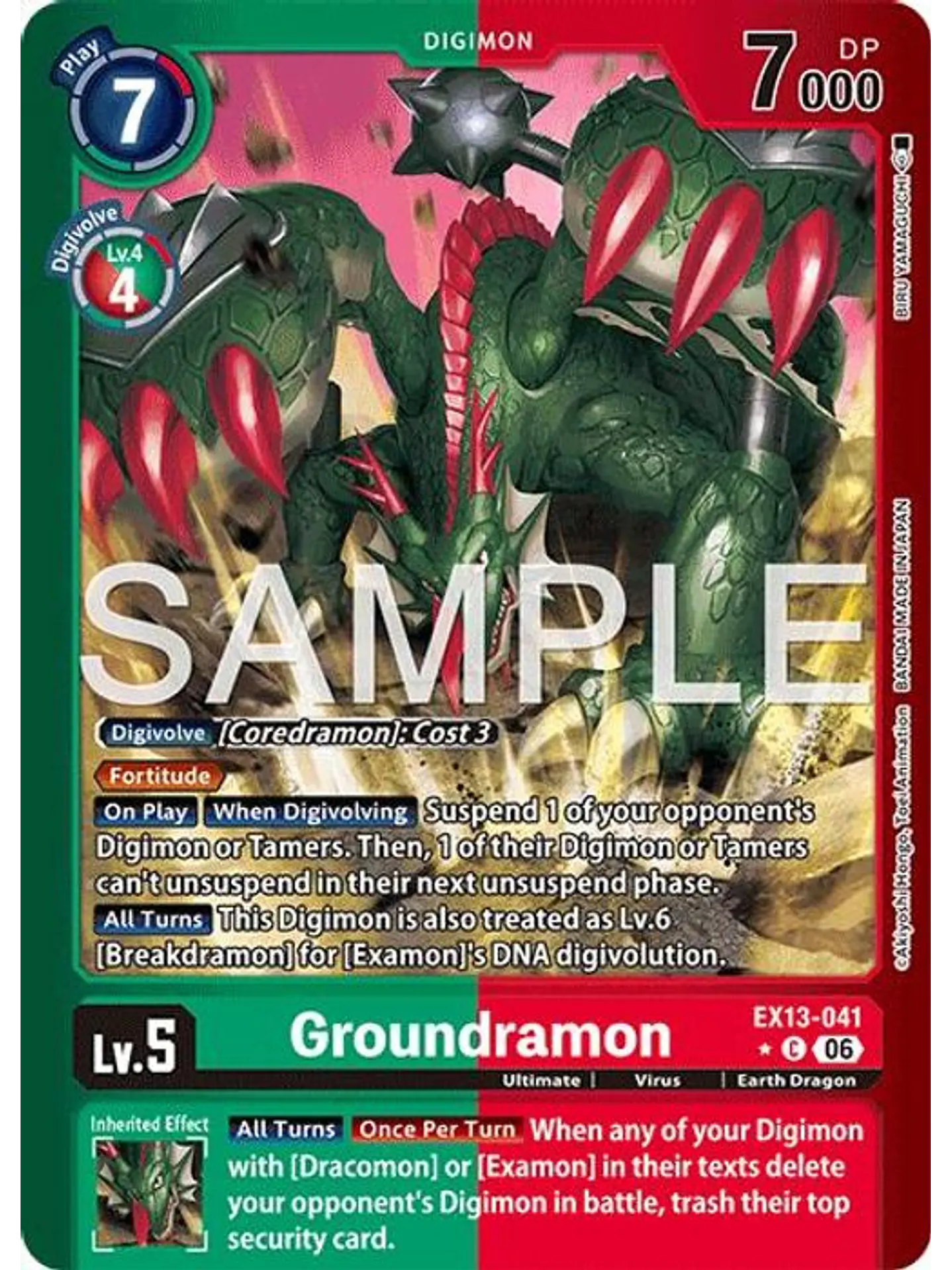 EX13-041 (Limited Foil) Groundramon 1
