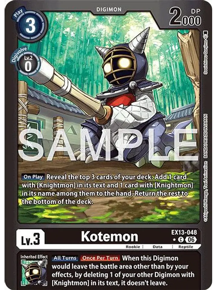 EX13-048 (Limited Foil) Kotemon 1