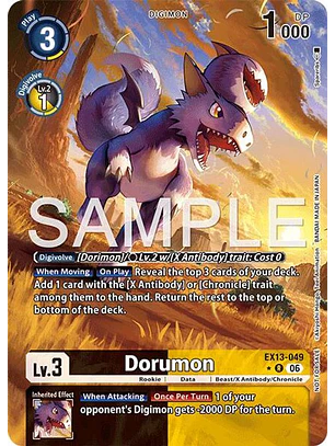 EX13-049 (Alternate Art) Dorumon
