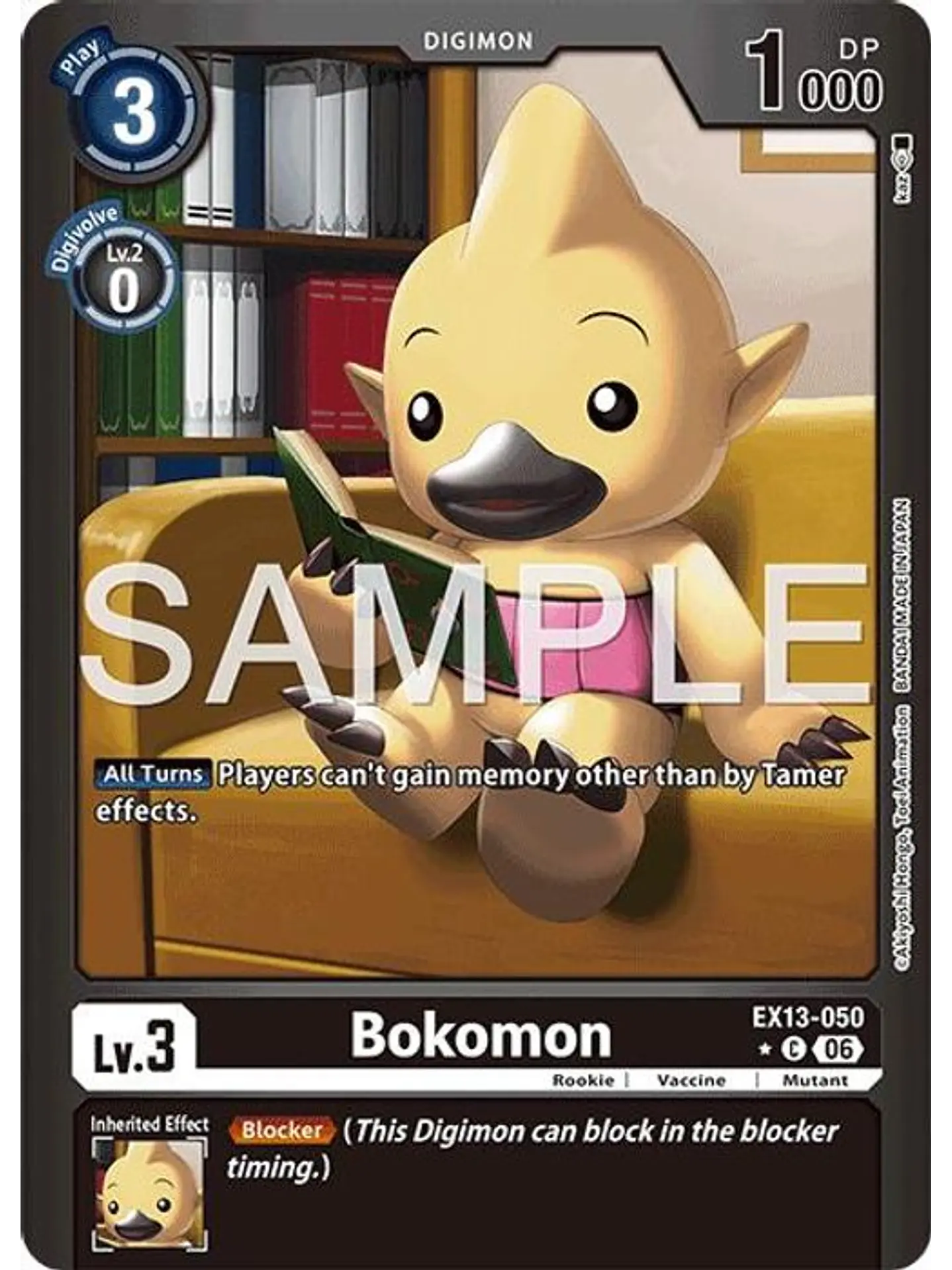 EX13-050 (Limited Foil) Bokomon 1