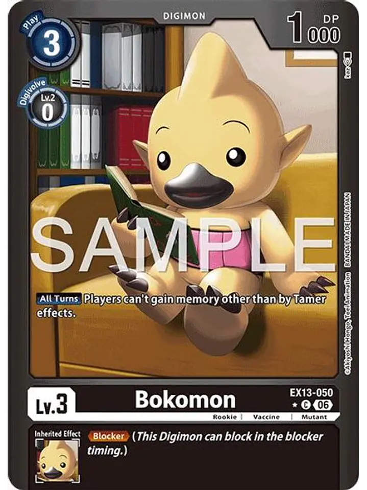EX13-050 (Limited Foil) Bokomon 1