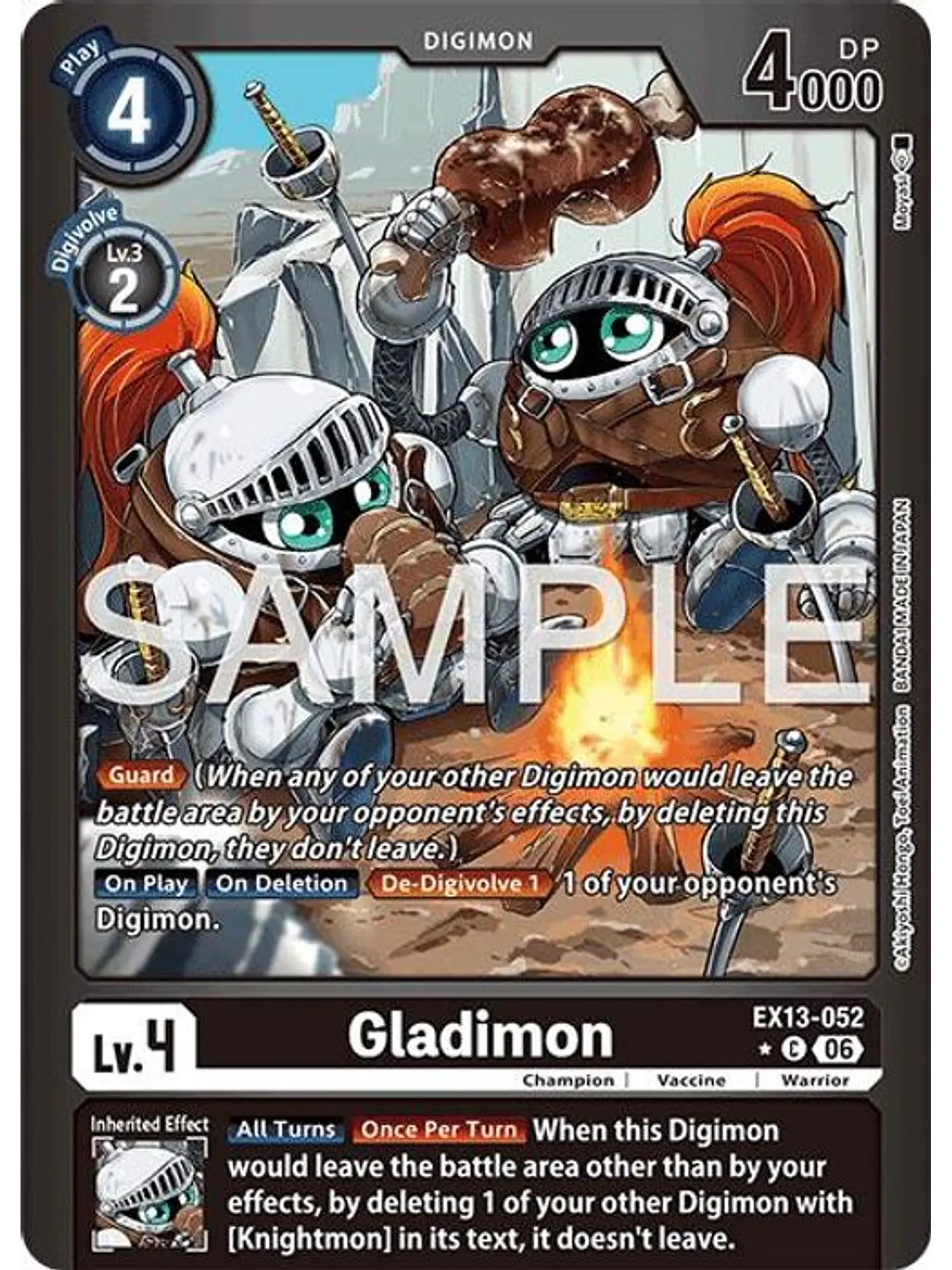 EX13-052 (Limited Foil) Gladimon 1