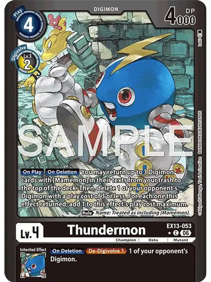EX13-053 (Limited Foil) Thundermon 1
