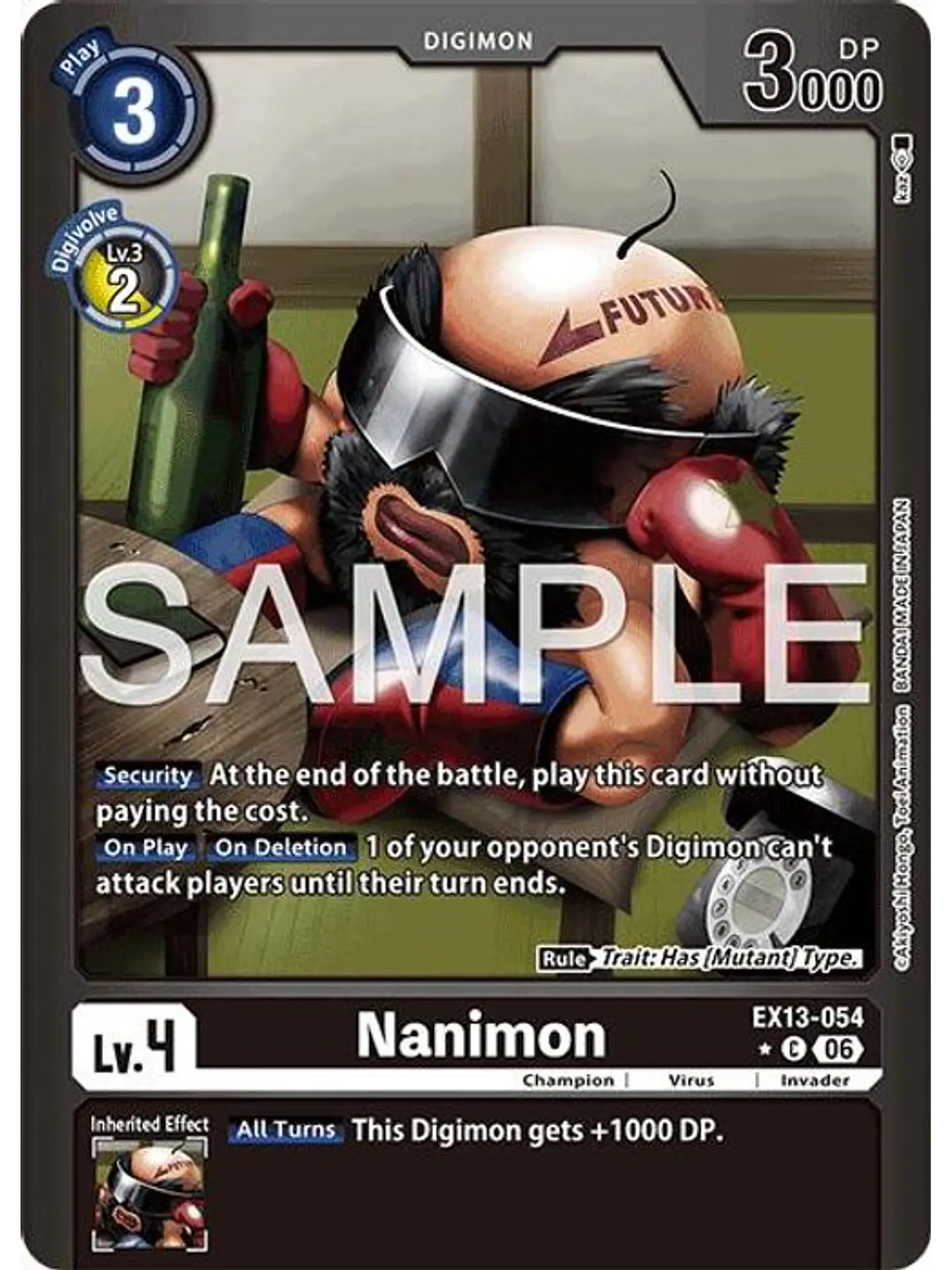 EX13-054 (Limited Foil) Nanimon 1