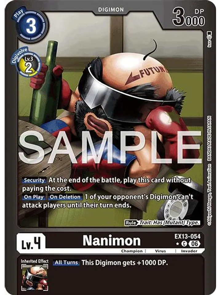 EX13-054 (Limited Foil) Nanimon 1