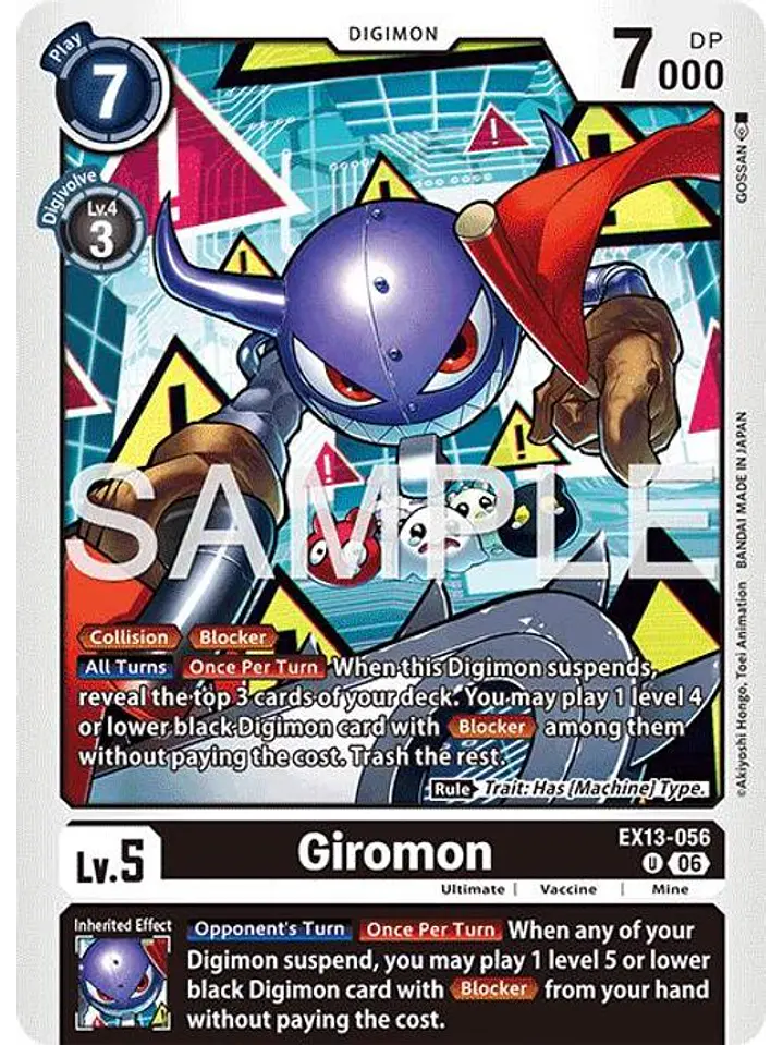EX13-056 U Giromon 1