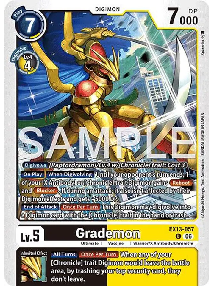 EX13-057 U Grademon 1