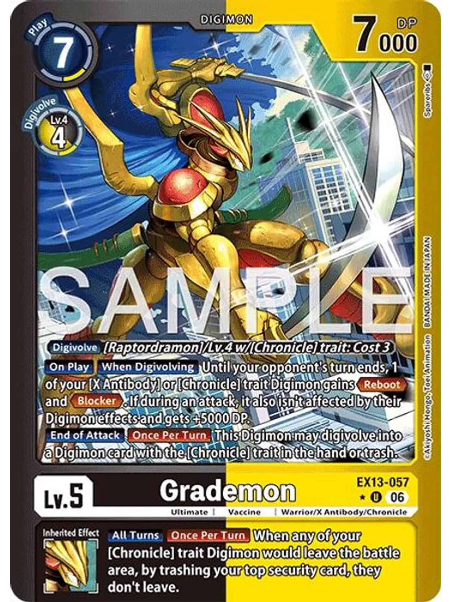 EX13-057 (Limited Foil) Grademon 1