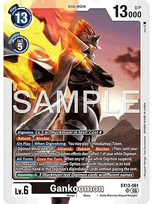 EX13-061 SR Gankoomon