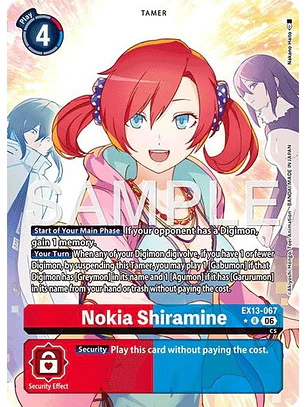 EX13-067 (Alternate Art) Nokia Shiramine