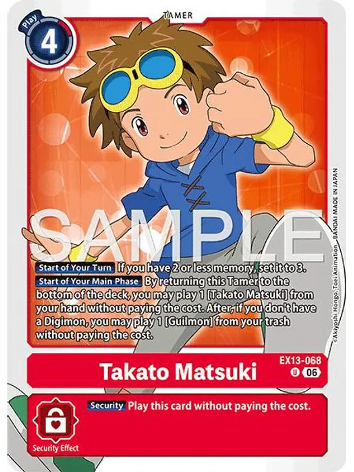 EX13-068 U Takato Matsuki 1
