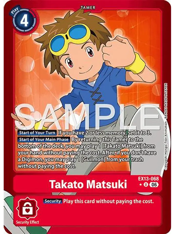 EX13-068 (Limited Foil) Takato Matsuki 1