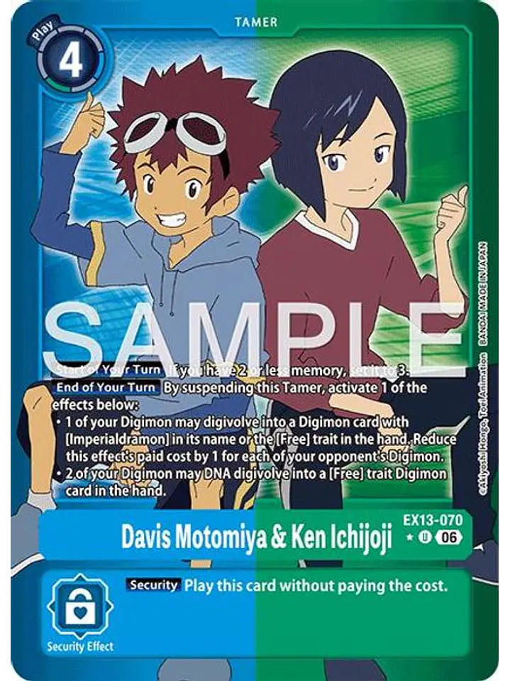 EX13-070 (Limited Foil) Davis Motomiya & Ken Ichijoji 1
