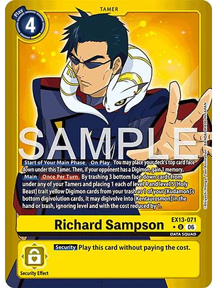 EX13-071 (Limited Foil) Richard Sampson