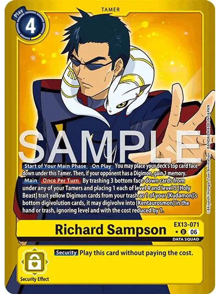 EX13-071 (Limited Foil) Richard Sampson 1