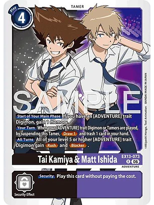 EX13-073 R Tai Kamiya & Matt Ishida